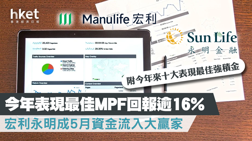 【MPF】今年表現最佳強積金回報逾16% 永明宏利成5月資金流入大贏家