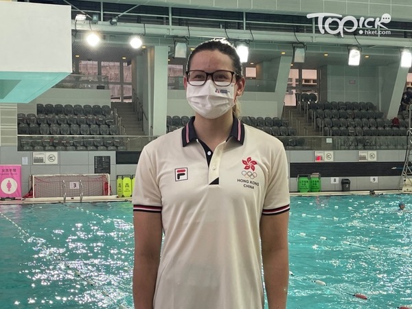 何詩蓓第2次代表港隊出戰奧運,參加女子50米、100米及200米自由泳3項比賽。(經濟日報記者攝)