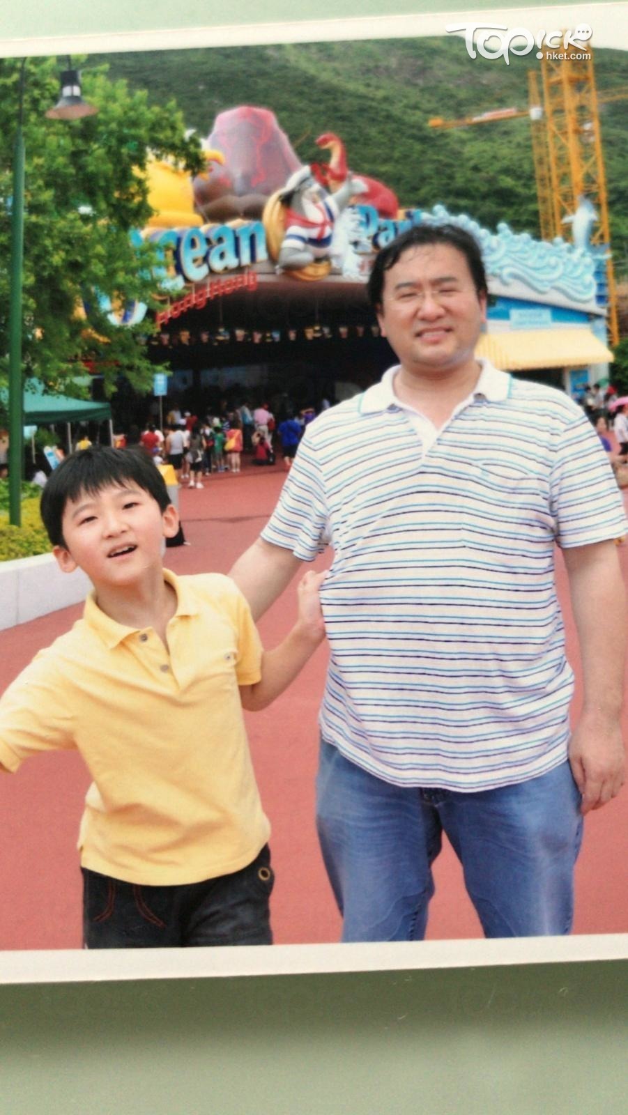 小時候的程俊豪走路有少許不穩，但未有大礙，如普通孩子。（受訪者提供）
