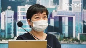 衞生署衞生防護中心傳染病處主任張竹君。（林宇翔攝）