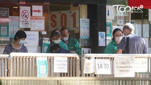 連續2日打針人數不足4萬，今再創6月20日以來新低（梁偉榮攝）
