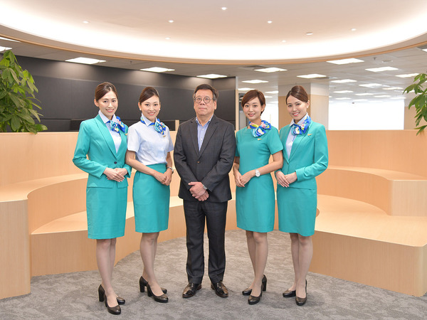 大灣區航空公布制服樣式。(大灣區航空圖片)