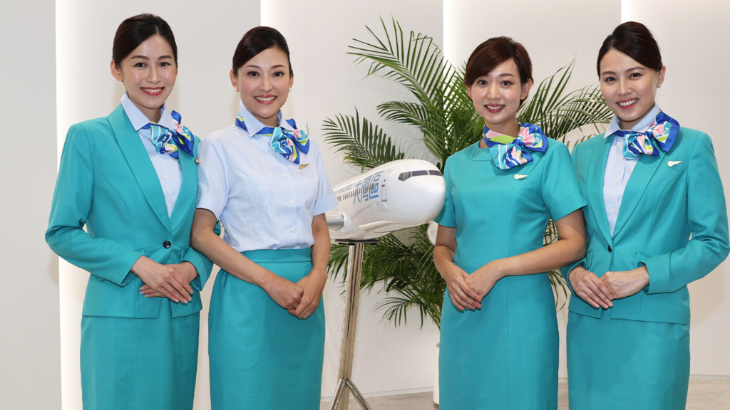 大灣區航空公布制服樣式。（大灣區航空圖片）