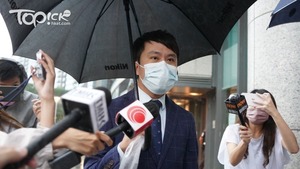 當局對鄺俊宇的宣誓有疑問。（林宇翔攝）
