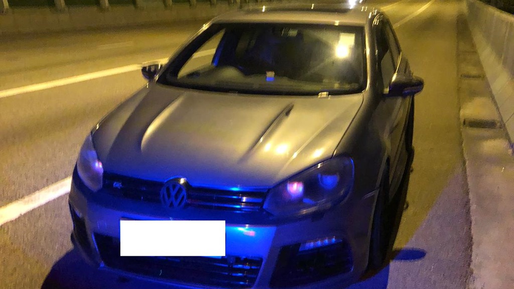 警方新界北總區交通部打擊非法賽車行動。（警方提供）