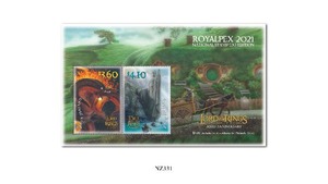 新西蘭郵政發行的集郵品。（政府新聞處）