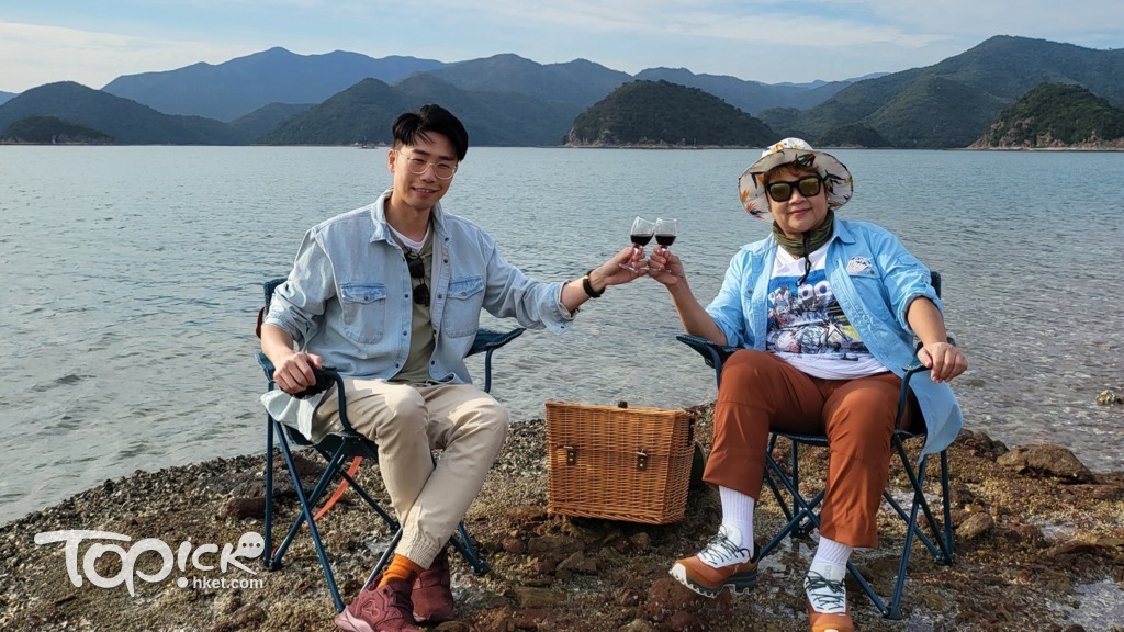 肥媽與6號主持新節目《煮．野食》。