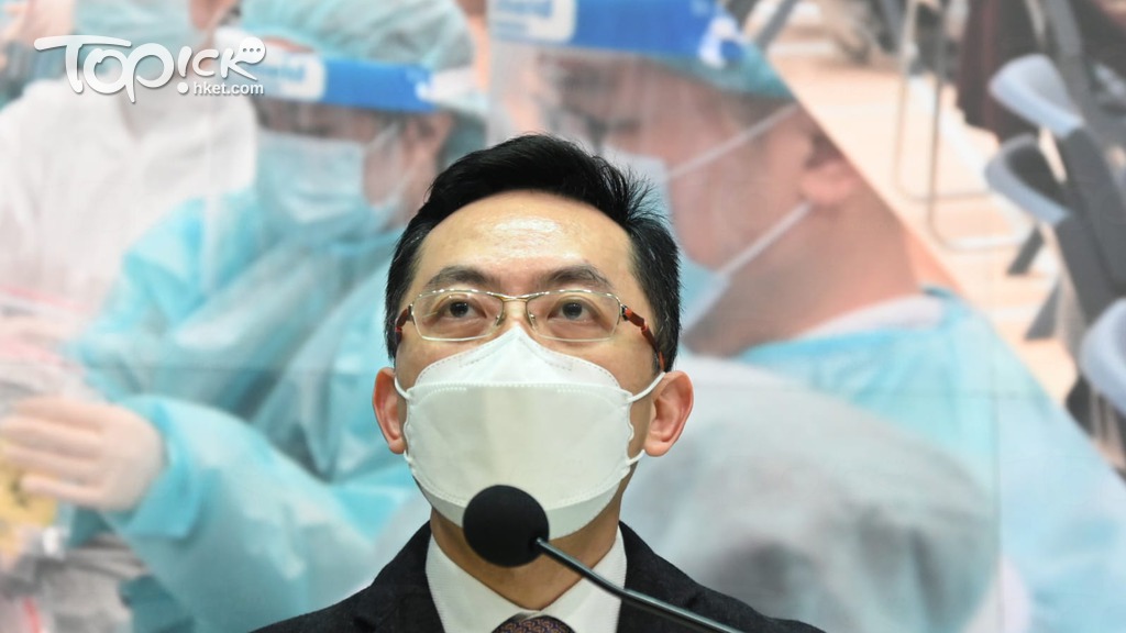衞生署署長 林文健醫生呼籲親友協助接受家居檢疫人士。（曾耀輝攝  ）