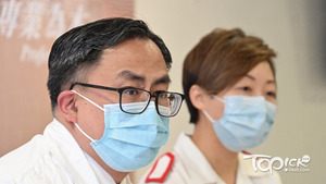  瑪嘉烈醫院兒童傳染科顧問醫生關日華（左）。