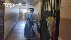 民建聯義工為家居檢疫者送物資。（劉國勳facebook圖片）