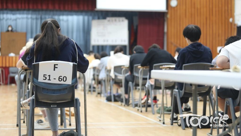 歷史科考試今日舉行。（湯致遠攝）