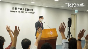 李家超提出設立3名副司長。（林宇翔攝）