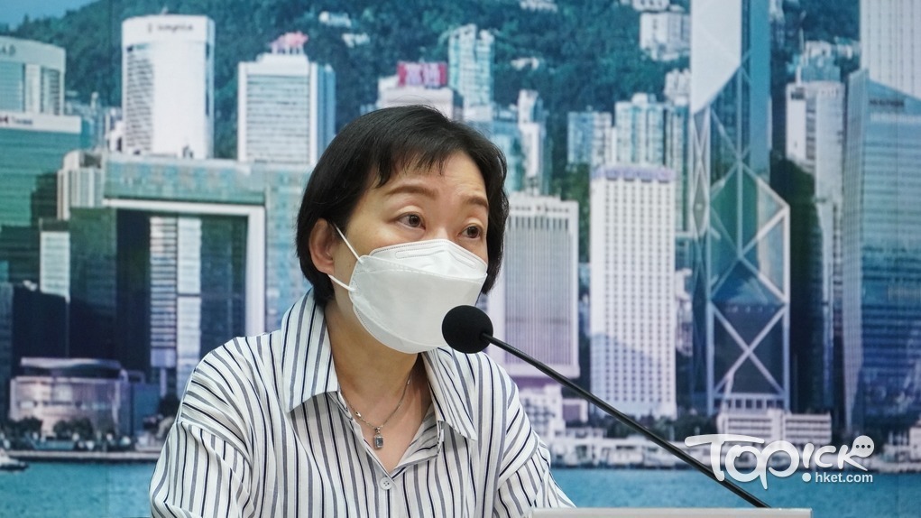 衞生署衞生防護中心傳染病處主任張竹君。（林宇翔攝）