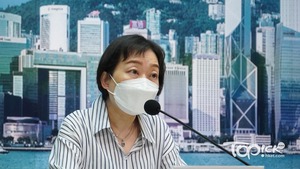 衞生署衞生防護中心傳染病處主任張竹君。（林宇翔攝）