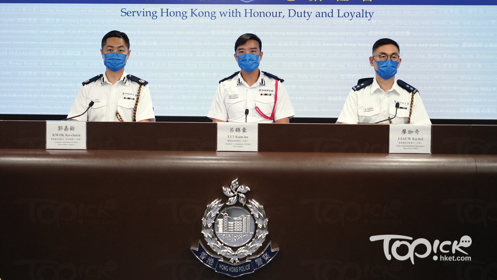 警方交代國家主席習近平訪港的保安安排。（梁偉榮攝）