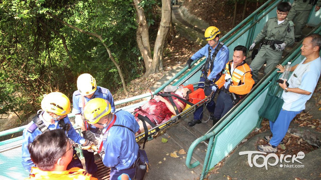 隨機用刀刺傷4晨運婦，內地生認企圖謀殺囚16年。（曾秋文攝）
