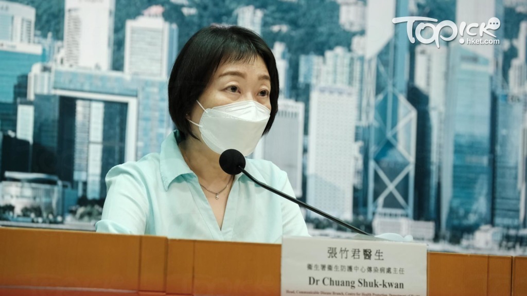 衞生署衞生防護中心傳染病處主任張竹君。（梁偉榮攝）