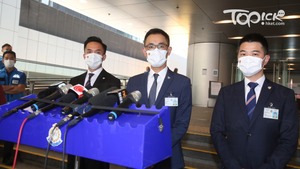 警方「梯田」行動打擊三合會活動 拘捕48人 。(黃傑偉攝)
