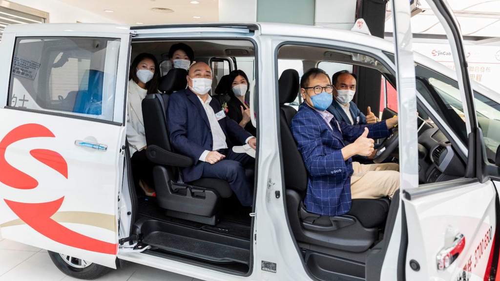 大昌行汽車與星群的士引入新一批無障礙的士。（受訪者提供）
