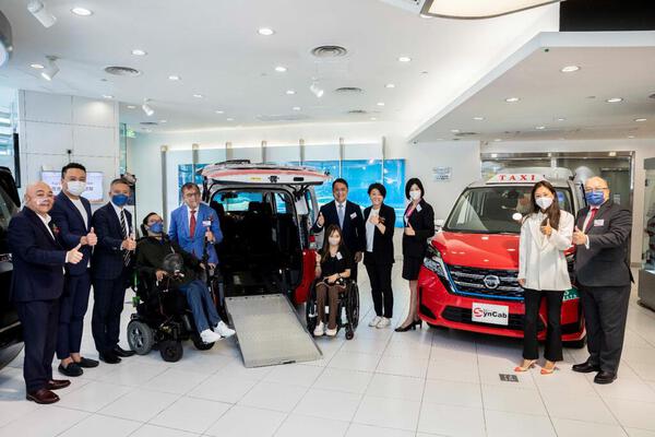大昌行汽車與星群的士引入新一批無障礙的士。(受訪者提供)