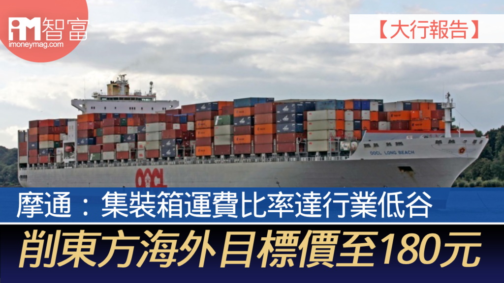 OOCL 貨物船模型-