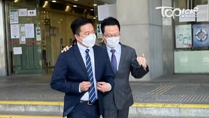 被告麥人丰（左）。（梁錦麟攝）