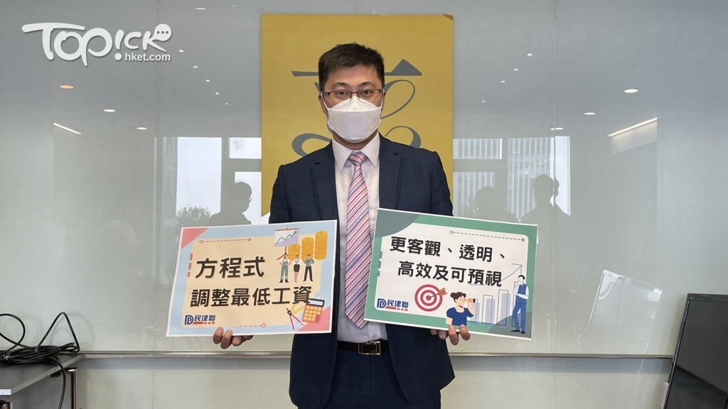 民建聯立法會議員顏汶羽。（胡偉明攝）