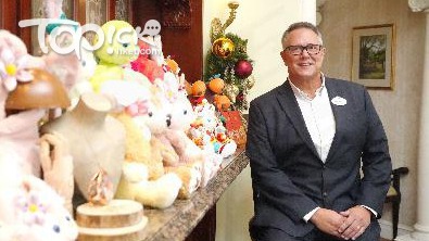 香港迪士尼樂園度假區行政總裁莫偉庭表示，全新「魔雪奇緣世界」新園區如有確實開幕日期，將盡快公布。（陳國峰攝）