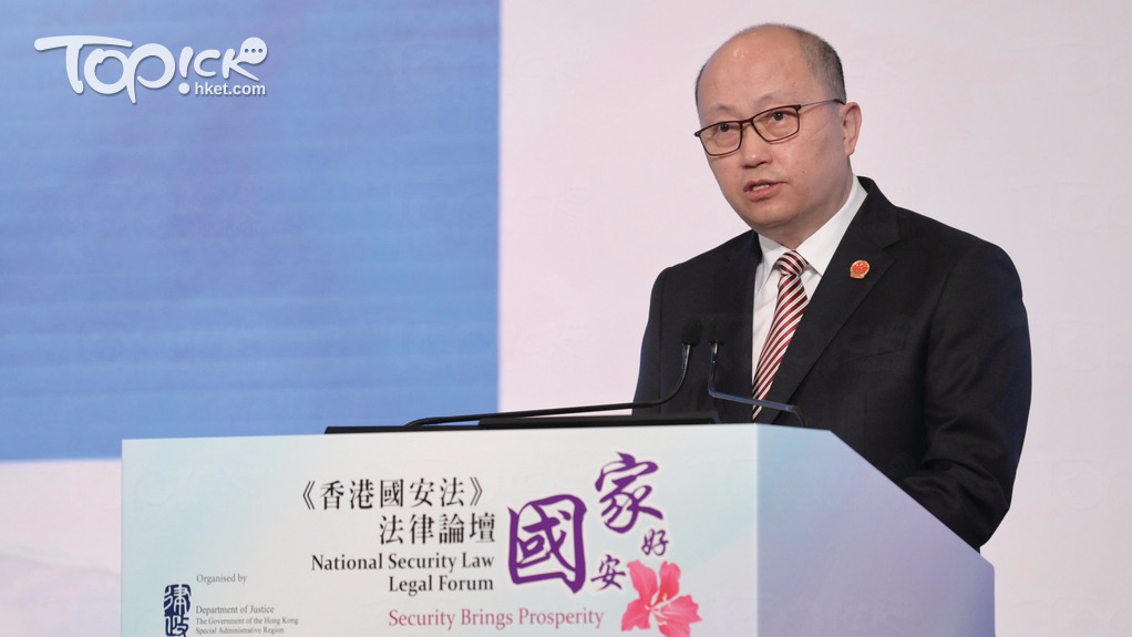 消息指，鄭雁雄（圖中）將接替駱惠寧出任中聯辦主任。（資料圖片）
