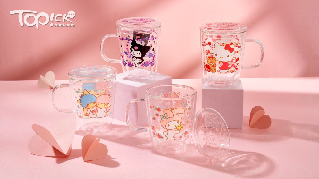 7-Eleven 推出甜蜜限定 Sanrio characters「Love² 雙層杯」。（店家提供）
