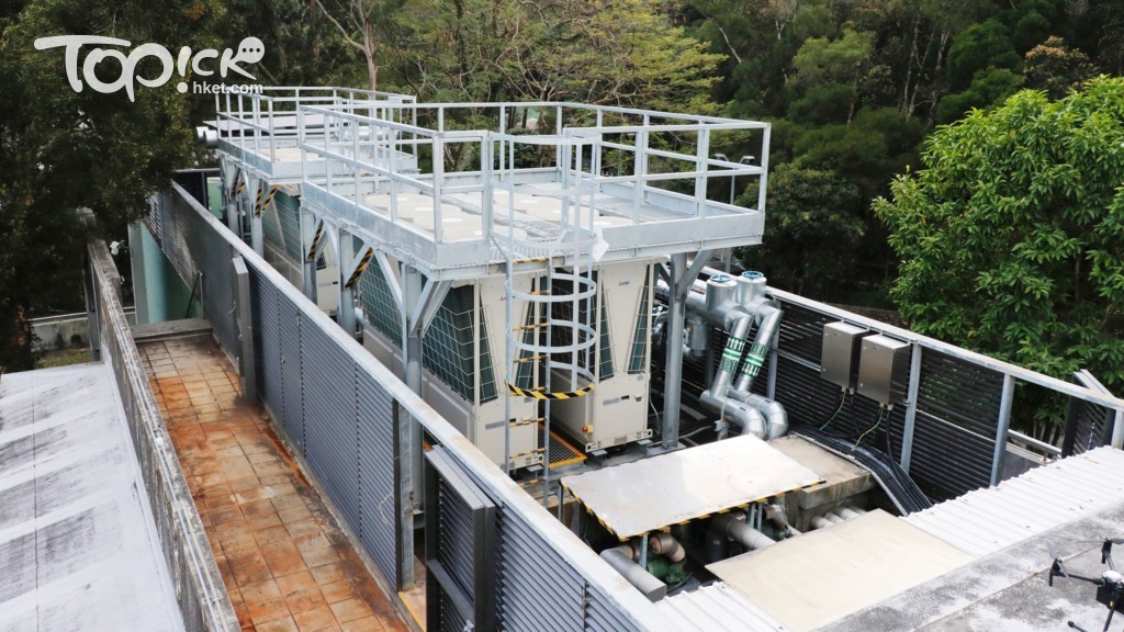 機電工程處以機電裝備合成法為大龍獸醫化驗所更換制冷機系統。（陳永康攝）