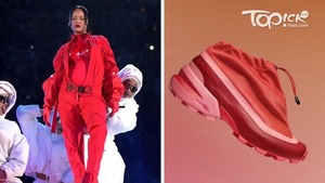 Rihanna在Super Bowl表演上穿上MM6 Maison Margiela X Salomon球鞋後，全球瘋搶售罄。