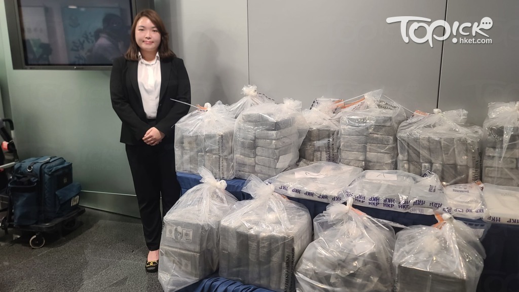 警方在行動中檢獲約164公斤懷疑可卡因。（黃傑偉攝）
