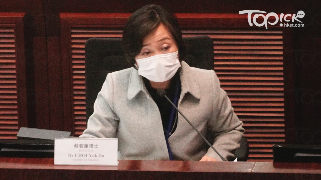 教育局局長蔡若蓮。（資料圖片）