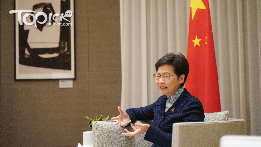 前特首林鄭月娥卸任後，其一舉一動仍受市民關注。（資料圖片）
