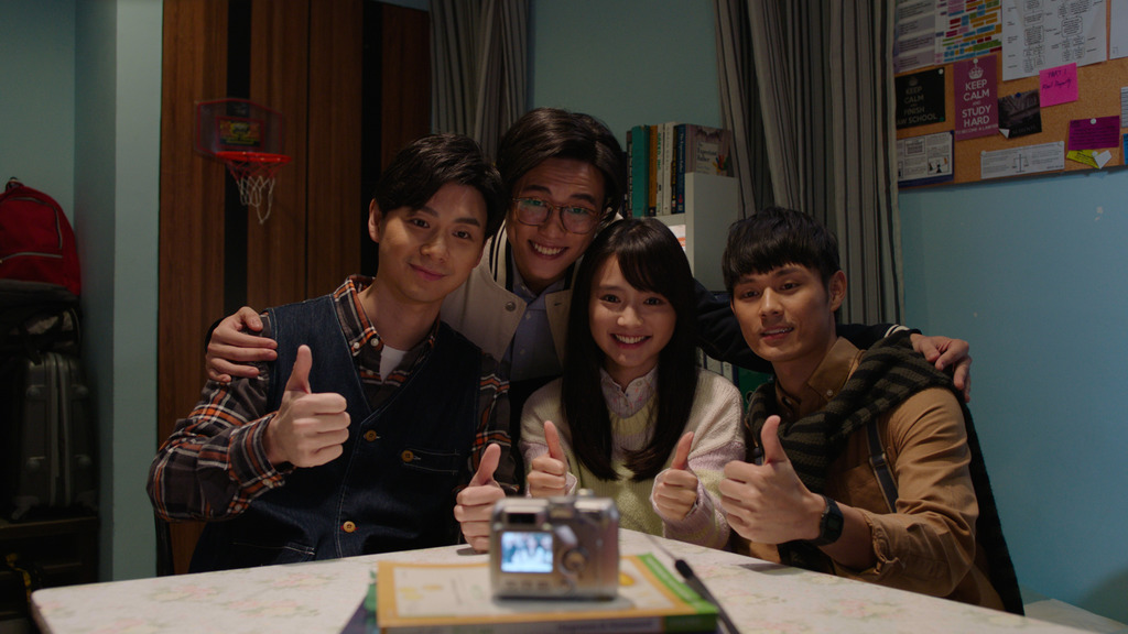 焦浩軒、羅毓儀、劉頌鵬及馮子亮演「施雷」四大高手年青版。