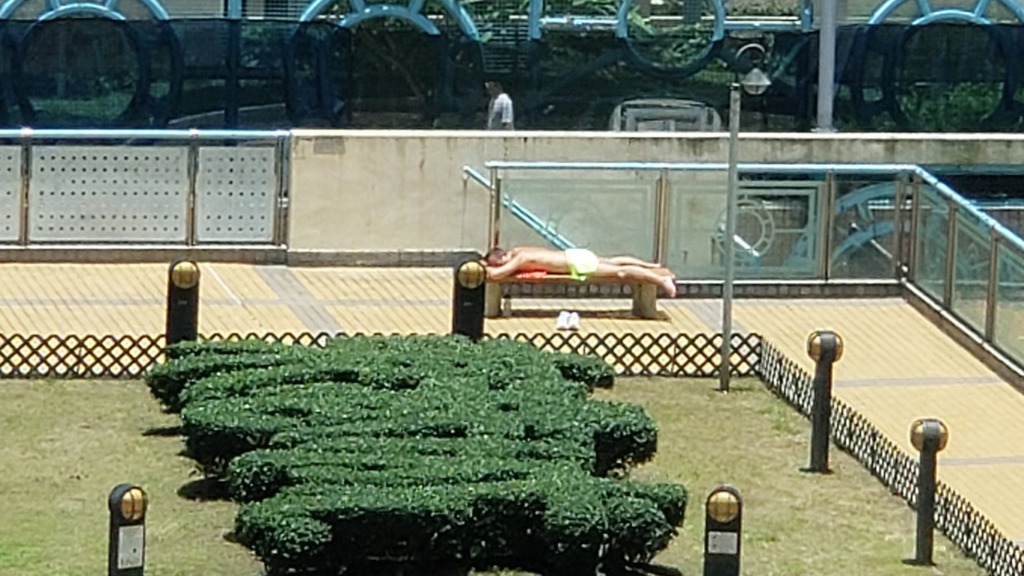 Controversy over Man Sunbathing Shirtless in Tseung Kwan O: Netizens Comparing Him to the People of Qing Dynasty