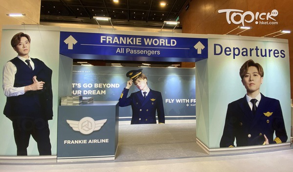 Frankie生日展覽在西九文化區自由空間大盒大堂舉行。(梁樂欣 攝)