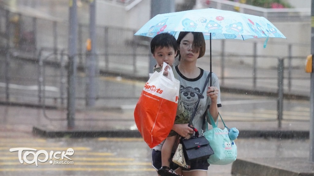 強烈熱帶風暴卡努料往西北偏北移動，未來一連9日有雨。（資料圖片）