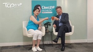 湯家驊今日出席民主黨前主席劉慧卿的網台節目。（戴朗希攝）