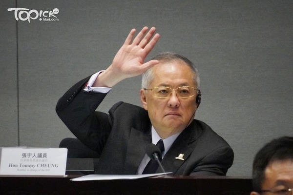 自由黨立法會議員張宇人。（林宇翔攝）