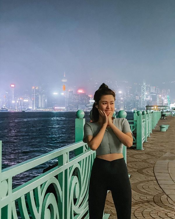 江嘉敏勤力做運動!(IG圖片)