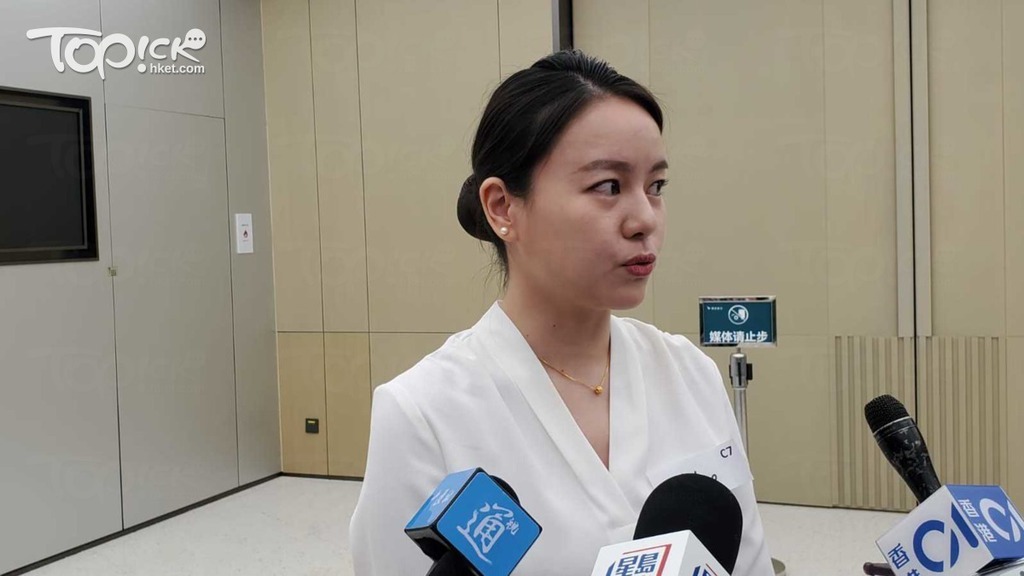 來自四川的趙小過去在漢莎航空工作3年，後來因疫情失業。(陳梓蔚攝)
