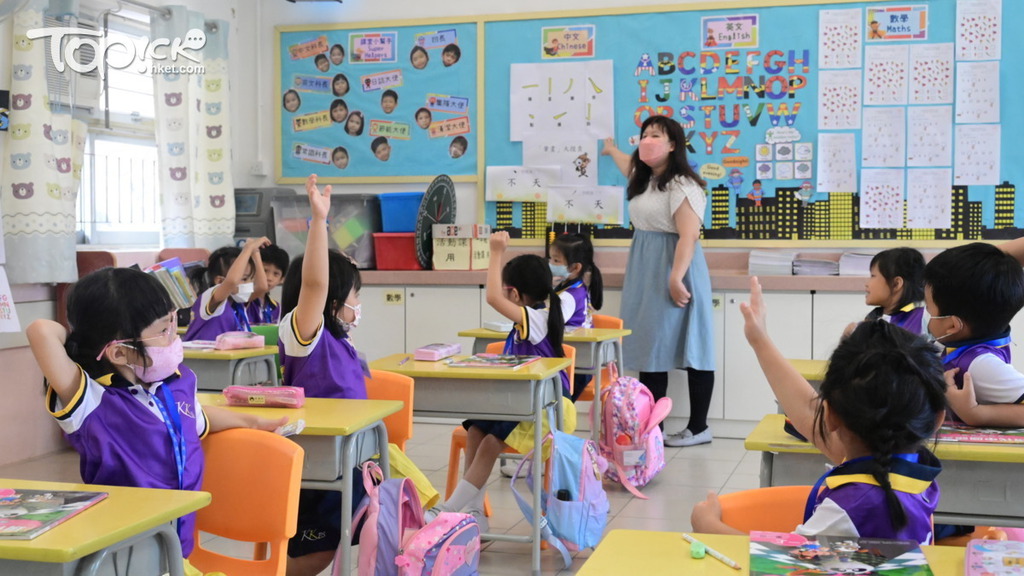 中華基督教會長洲堂錦江小學新學年改為營辦私立小一，現有13名學生入讀。（曾耀輝攝）