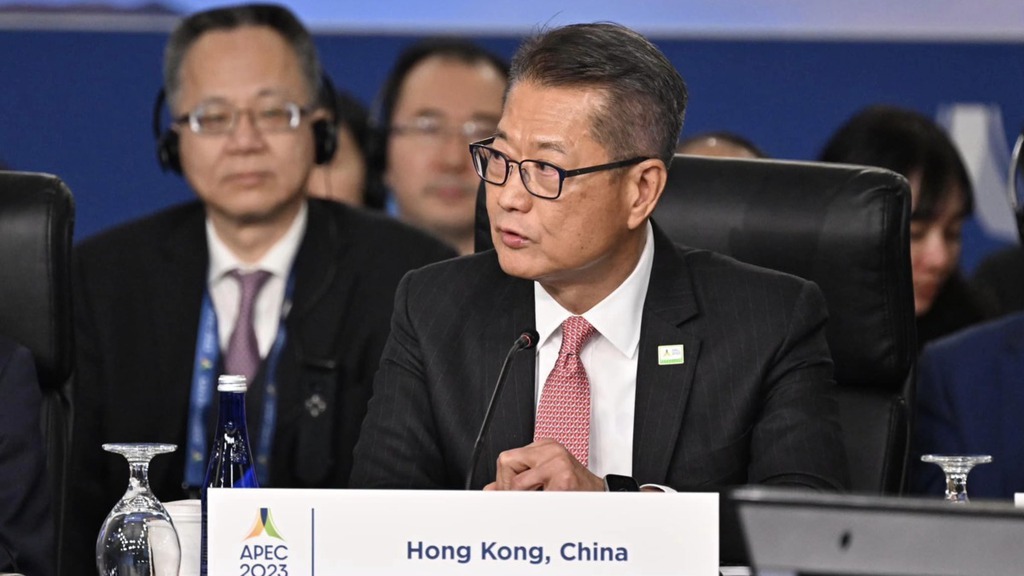 財政司司長陳茂波出席APEC財政部長會議。（陳茂波fb圖片）