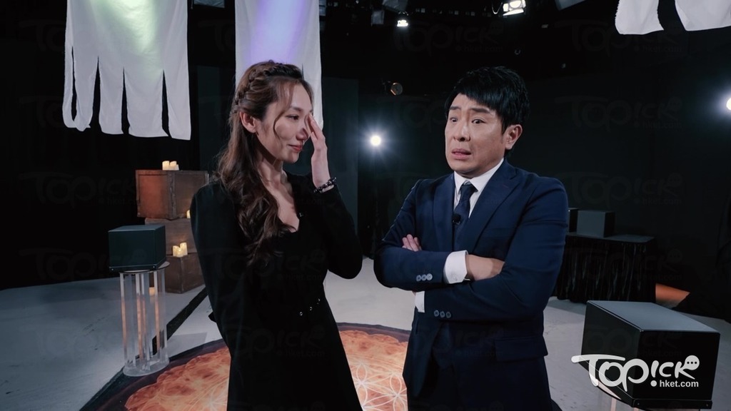 《通靈之王2》主持人梁思浩、王嘉慧。