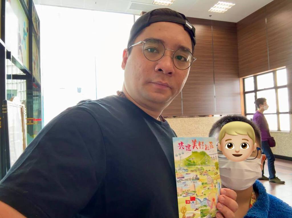 民協前水埗區議員李炯亦有投票。(李炯fb圖片)