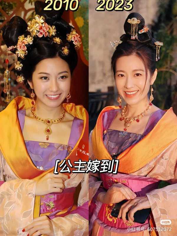 陳自瑤本月份晒出對比圖。（小紅書截圖）
