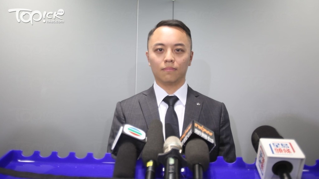 毒品調查科行動組署理總督察朱紹麟。（黃傑偉攝）