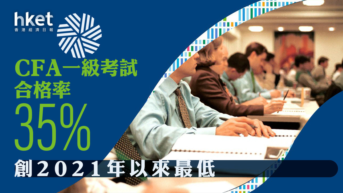 特許金融分析師】CFA一級考試合格率為35% 創2021年以來最低
